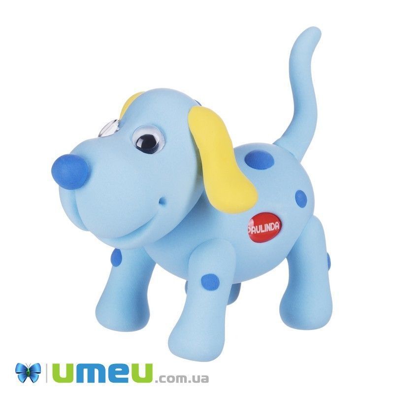 Масса для лепки Paulinda Super Dough Fun4one Собака (подвижные глаза (DIF-043535)