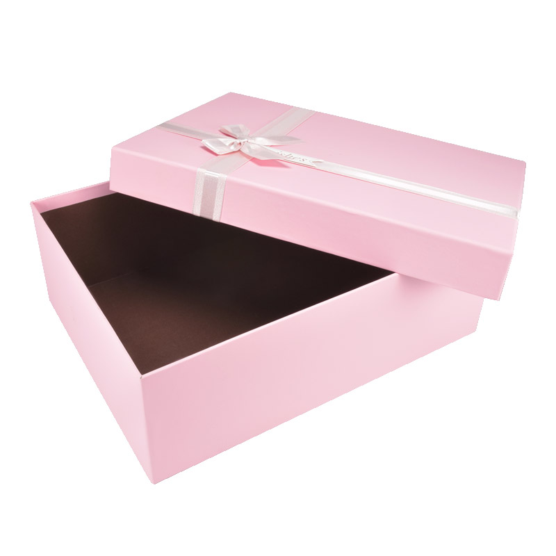 Подарункова коробка Прямокутна, 33,5х25х11,5 см, Рожева (UPK-060598)