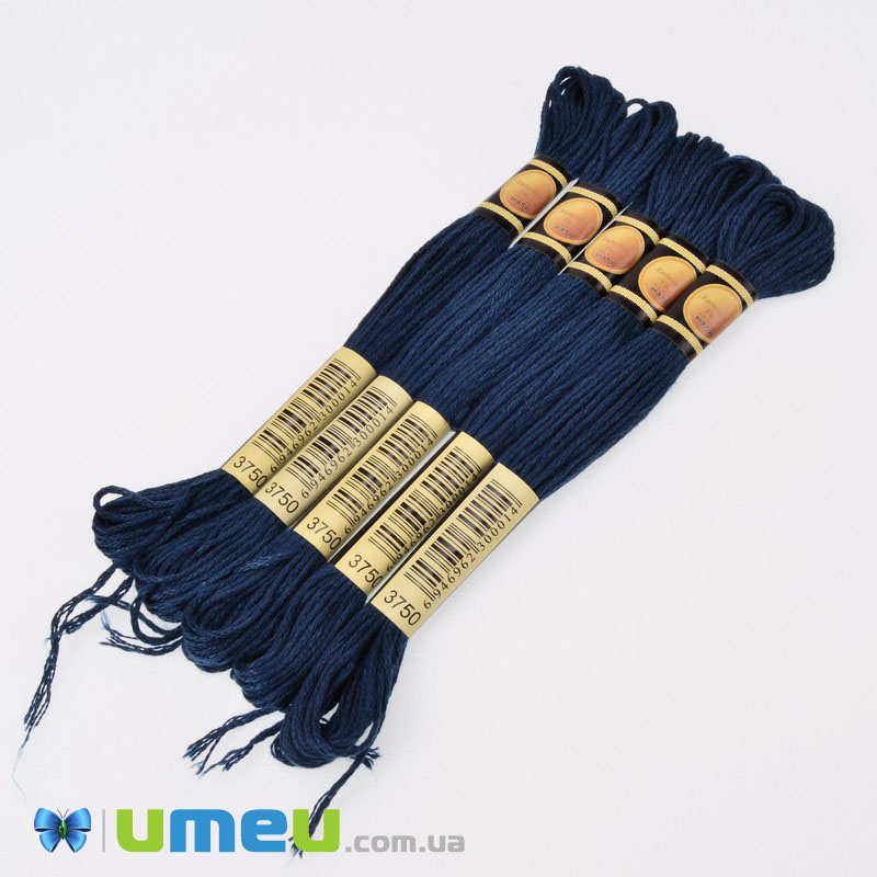 Мулине CXC 3750 Античный синий, оч.т. (CXC-050404)