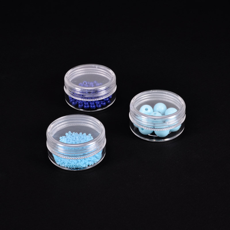 Набор из 5 пластиковых контейнеров для хранения, 3,9х2,1 cм (INS-051096)