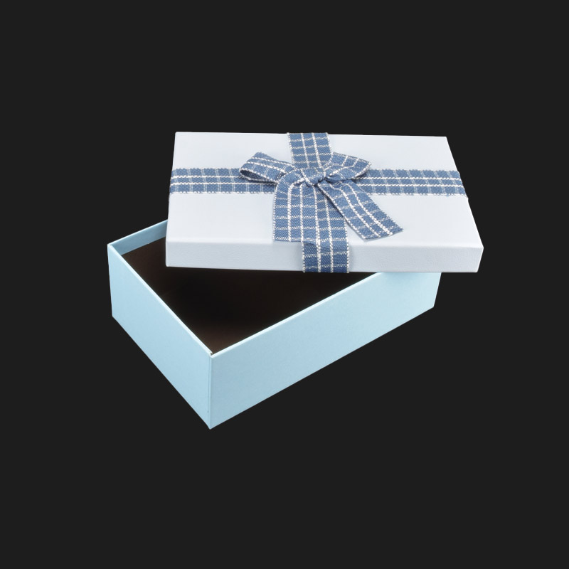 Подарочная коробка Прямоугольная, 19х12х6,5 см, Голубая (UPK-060648)