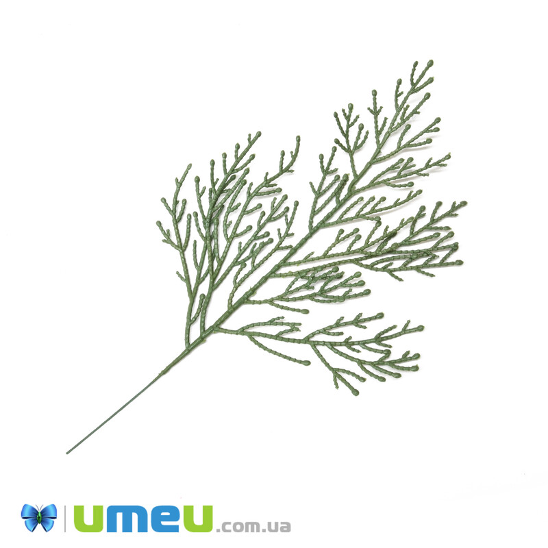 Ветка туи маленькая, Зеленая, 19-20 см (DEC-042863)