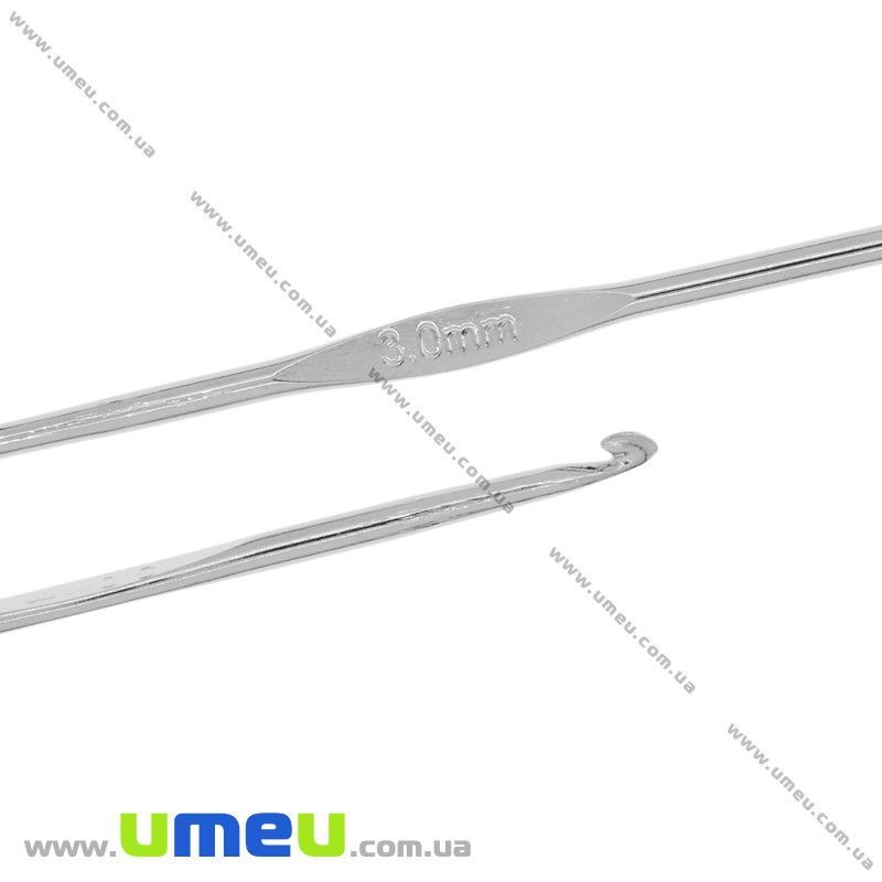 Гачок для в'язання сталевий ROSE, 3,0 мм (YAR-024554)