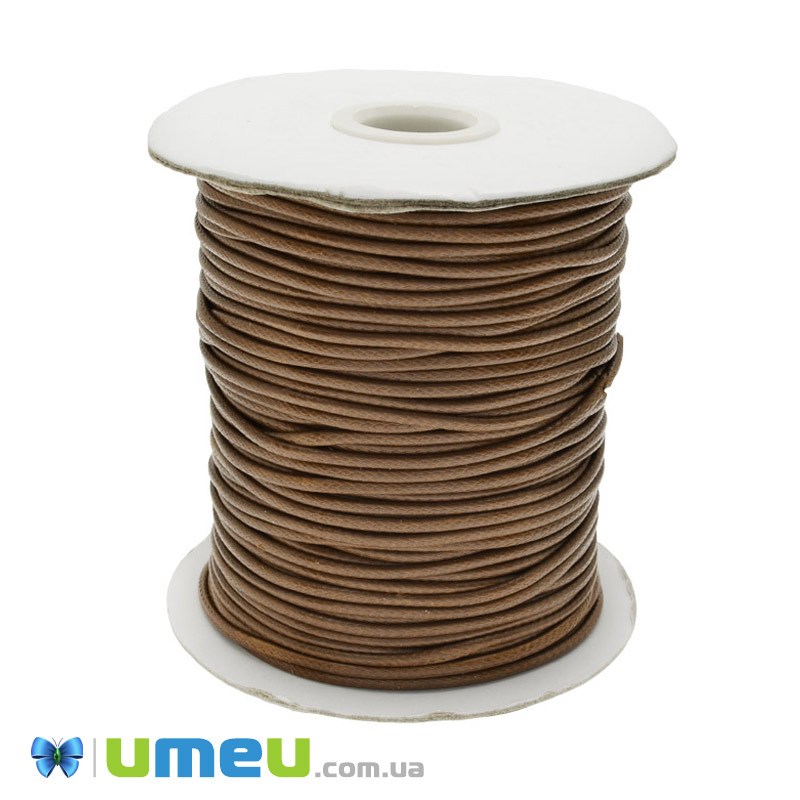 Поліестеровий шнур, 2,0 мм, Коричневий (LEN-008175)