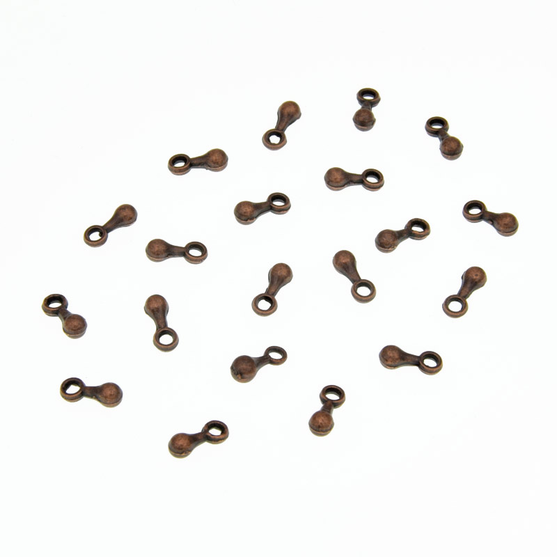 Кінцевіки, 7х2,5 мм, Мідь (ZAG-012421)