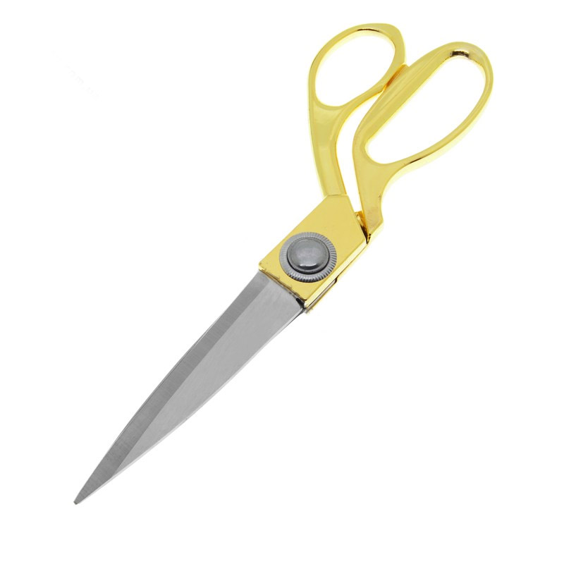 Ножницы портновские из нержавеющей стали, 19,5 см, Золотистые (SEW-033403)