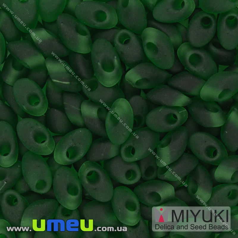 Бісер японський Miyuki LMA №146F, 4х7 мм, Зелений матовий (BIS-036719)