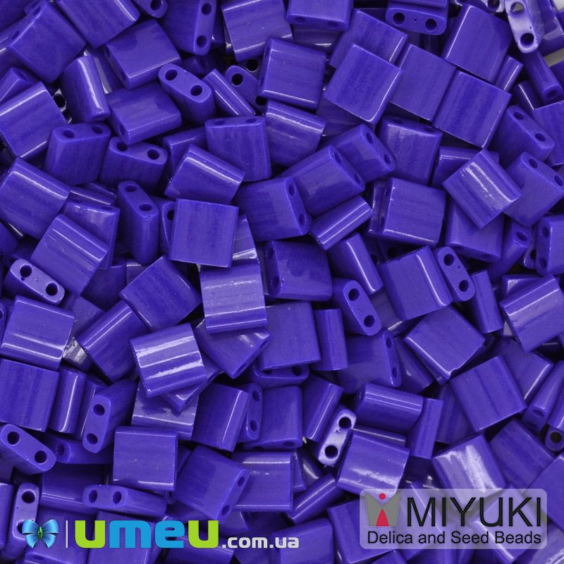 Бисер японский Miyuki TILA №414, 5х5 мм, Синий (BIS-046047)
