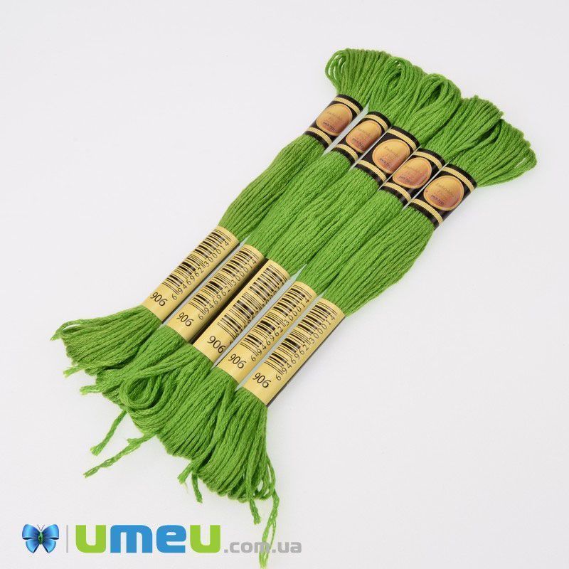 Мулине CXC 0906 Зеленый попугаевый, ср. (CXC-050284)