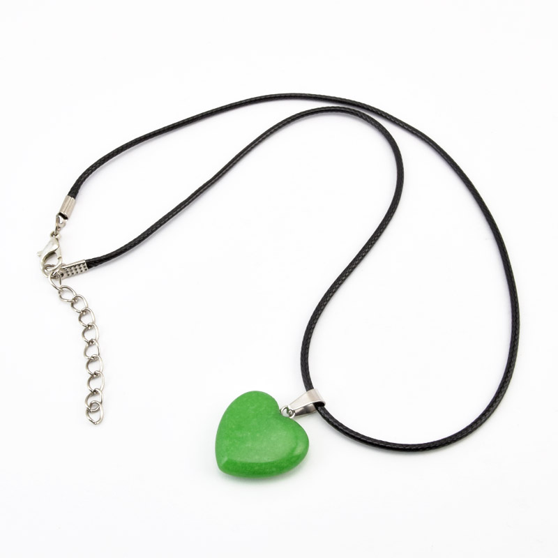 Підвіска на шнурку, Натур. камінь Нефрит малайзійський (POD-058252)