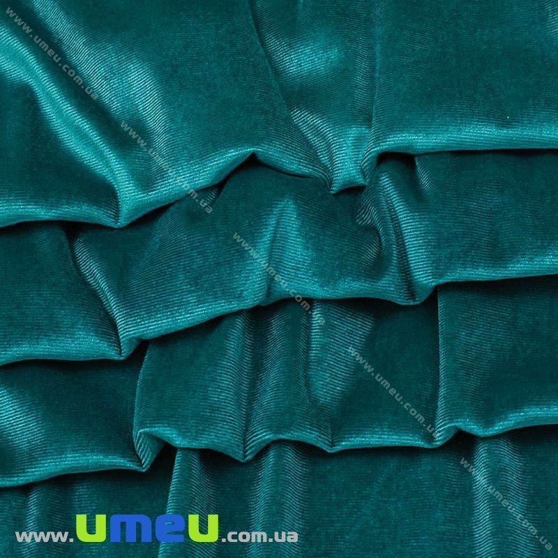 Бархат корейский стрейчевый, Бирюзовый, 20х29 см (TKN-036856)
