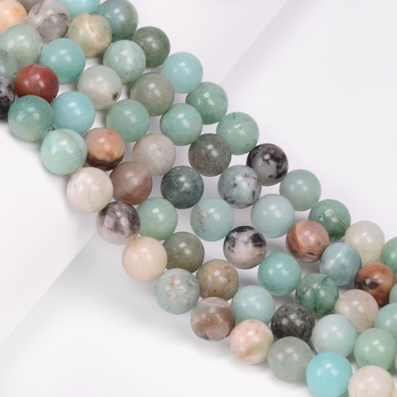 Намистини Амазоніт, Натур. камінь, 10,5 мм, Круглі (BUS-051607)
