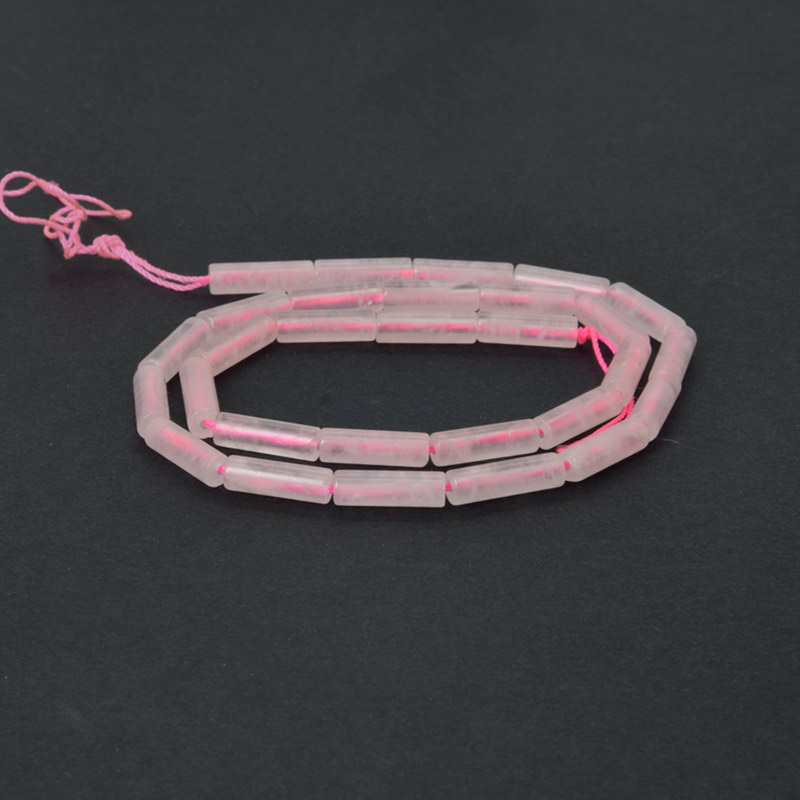 Бусины Кварц розовый, Натур. камень, 13-14 мм, Боченок (BUS-058152)