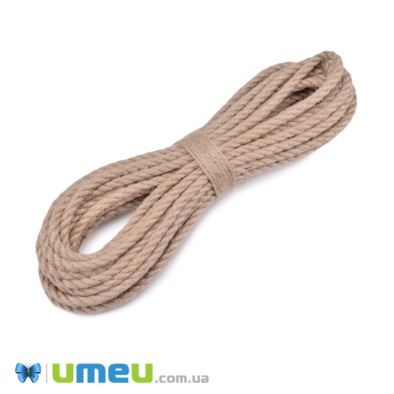 Джутовый канат, 6 мм (LEN-050714)