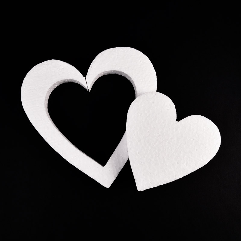 Пенопластовое изделие Сердце в сердце, 23х24х2 см (DEC-056941)