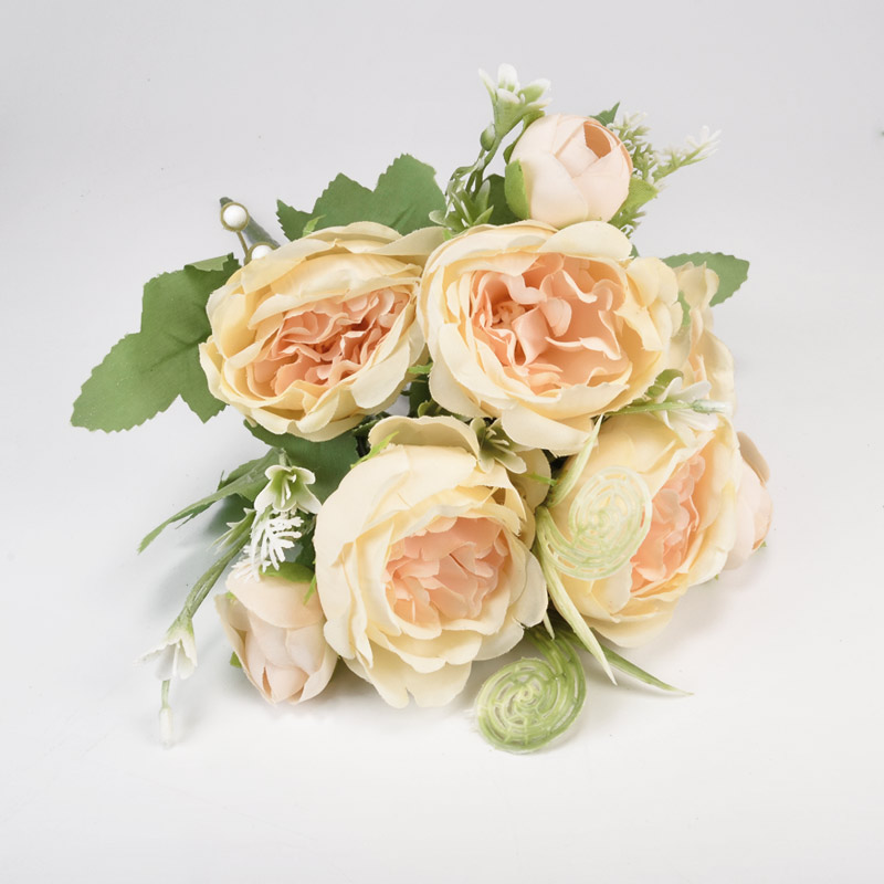 Букет пионов, 30 см, Персиковый (DIF-054085)