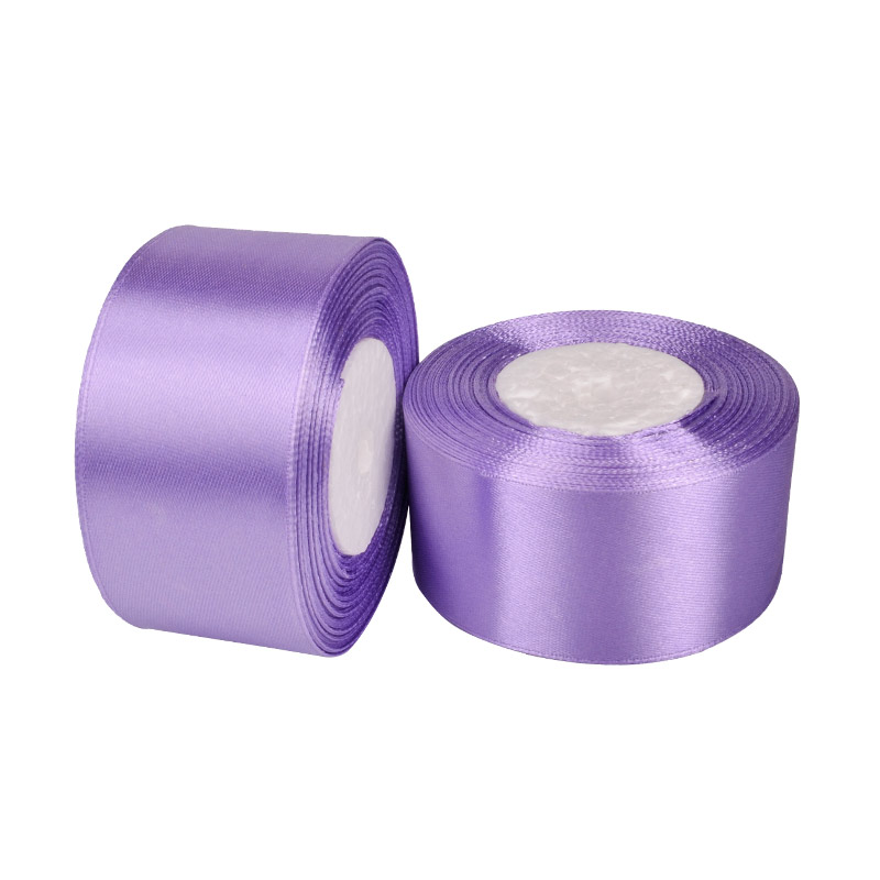 Атласная лента, 40 мм, Сиреневая (LEN-053419)