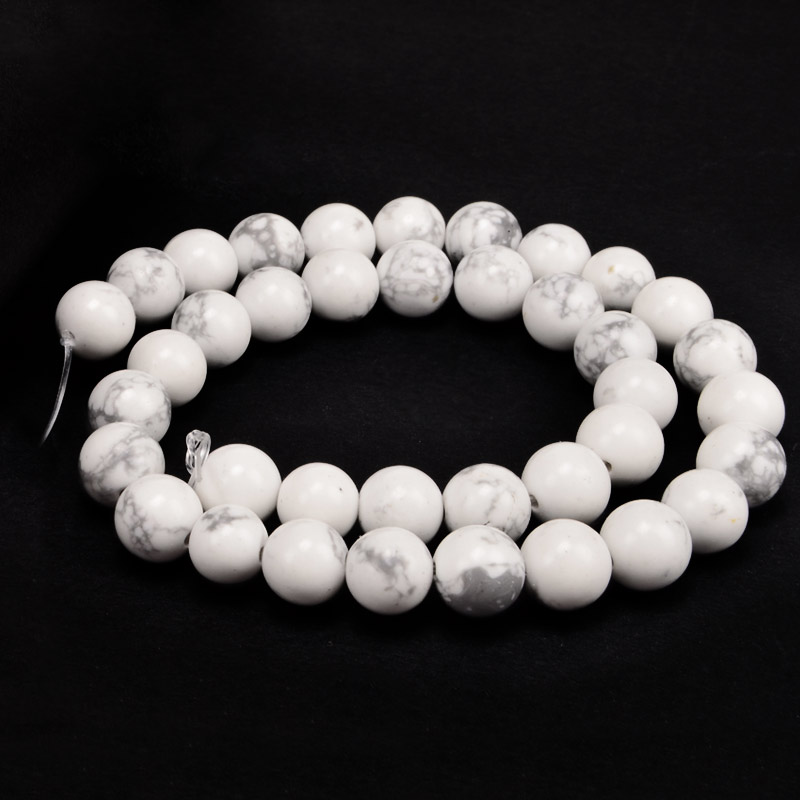 Бусины Говлит, Натур. камень, 10,5 мм, Круглые (BUS-053972)