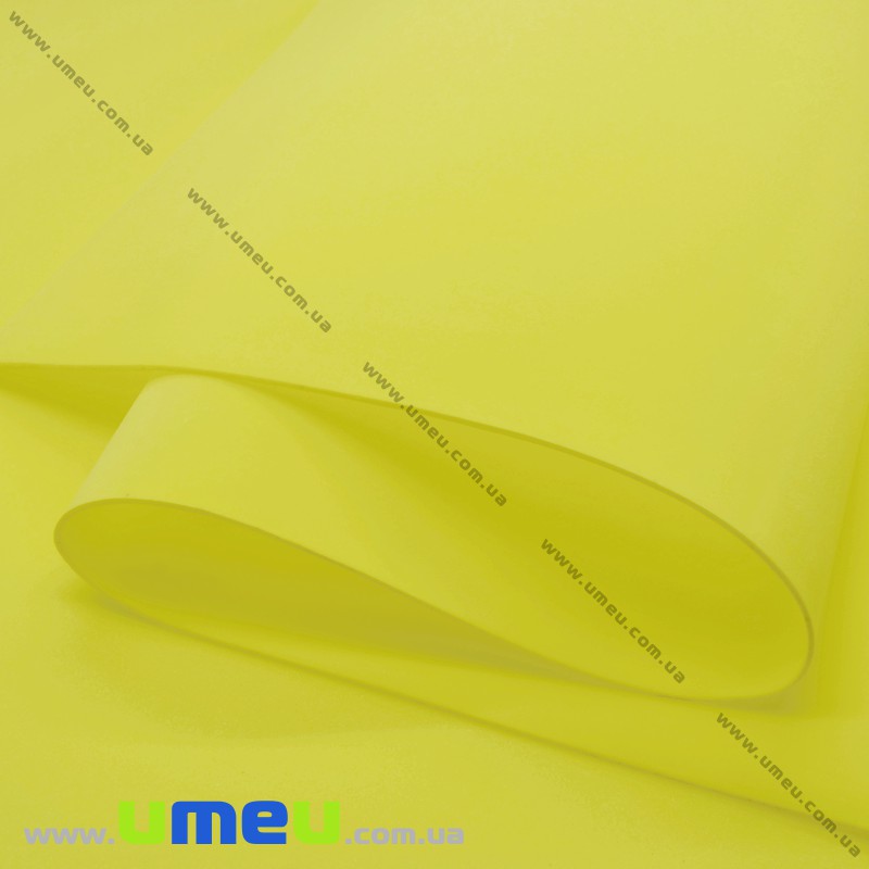 Фоамиран зефирный (Китай), 50х50 см, Желтый (FOM-033768)