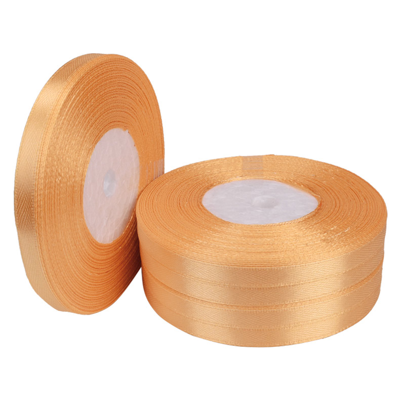 Атласна стрічка, 6 мм, Помаранчева (LEN-052823)