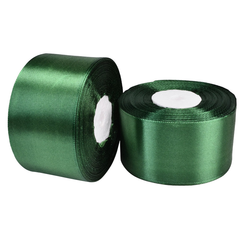 Атласна стрічка, 50 мм, Зелена (LEN-052787)