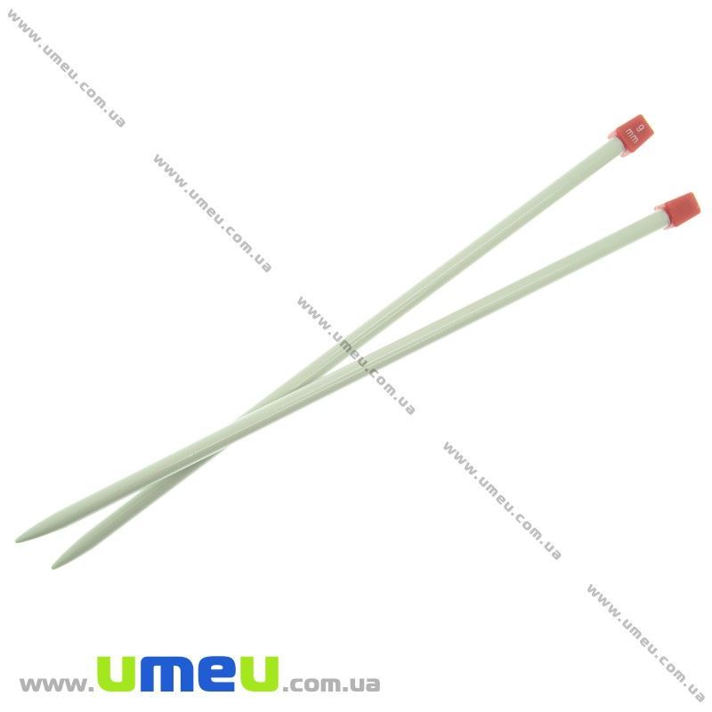 Спиці прямі тефлонові з заглушкою, 9,0 мм, 35 см (YAR-024575)