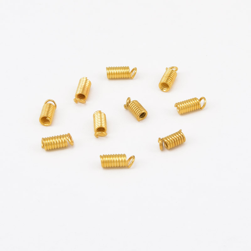 Затискачі пружинки, 8х3 мм, Золото (ZAG-012069)