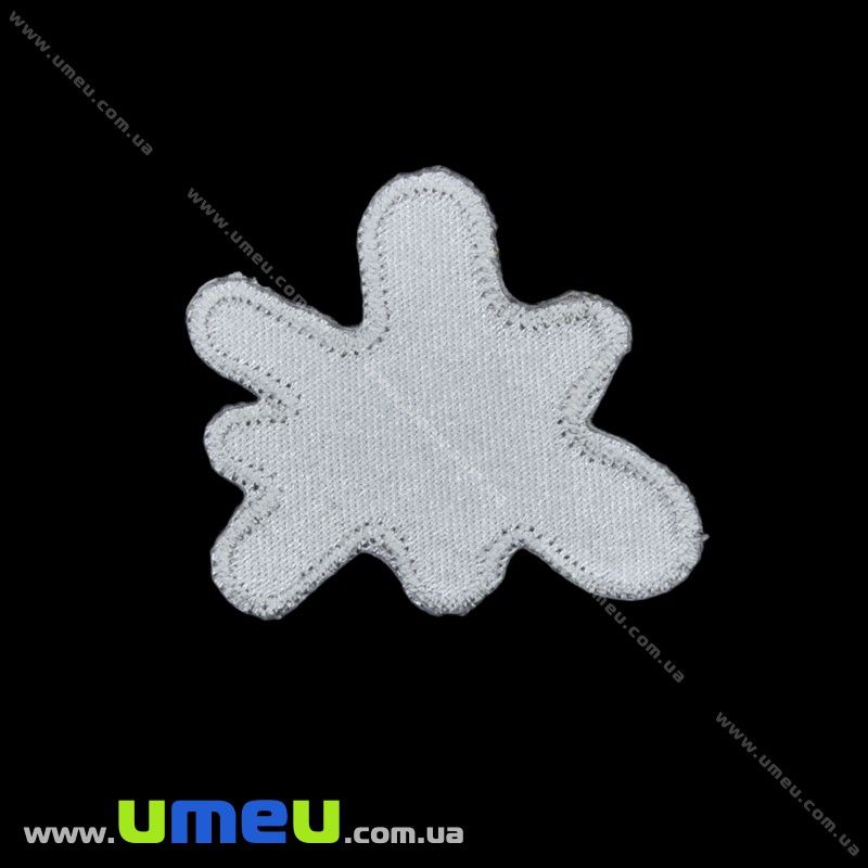 Термоаппликация Клякса, 4,5х4 см, Серая (APL-027720)