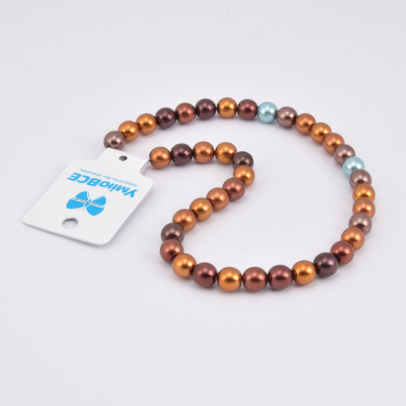 Бусины чешское стекло Preciosa Жемчуг 8 мм 70014, Кремовые (BUS-040790)