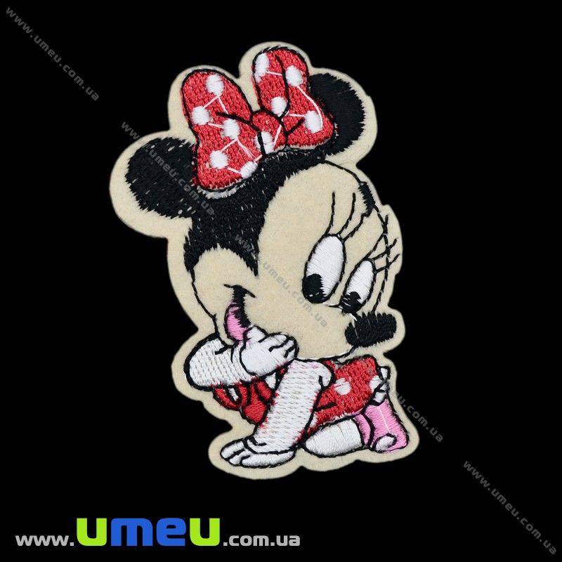 Термоаплікація дитяча Міккі Маус, 7х4,5 см (APL-020960)
