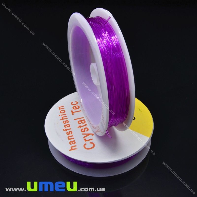 Волосінь еластична, 0,6 мм, Бузкова (LES-001076)