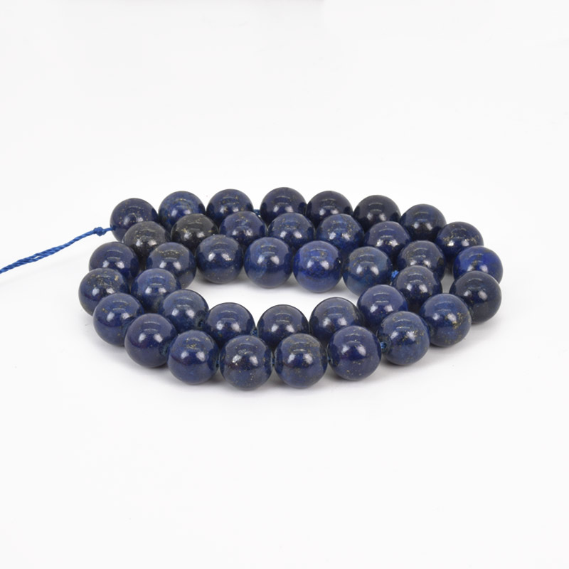 Намистини Ляпіс Лазурит, Натур. камінь, 10 мм, Круглі (BUS-058079)