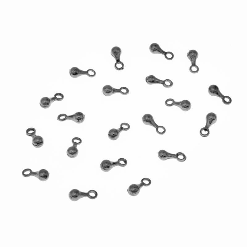 Концевики, 7х2,5 мм, Чорні (ZAG-012422)