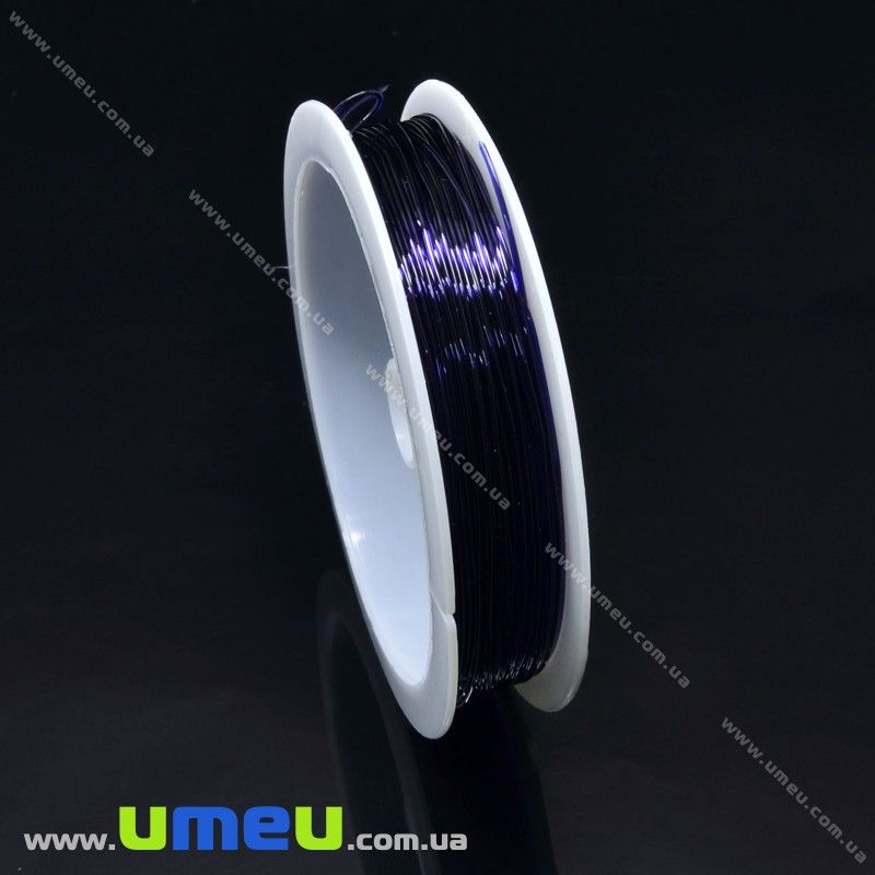 Волосінь еластична, 0,6 мм, Синя темна (LES-015588)