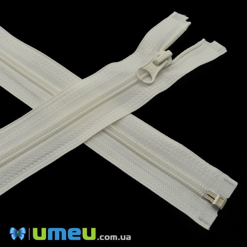 Блискавка спіральна роз'ємна 50 см, Тип 5, Кремова (ZIP-045138)