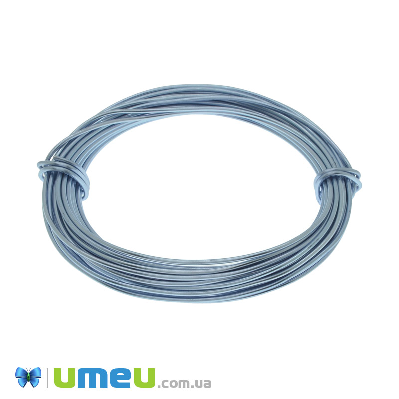 Проволока алюминиевая, 1,5 мм, Голубая светлая (LES-040125)