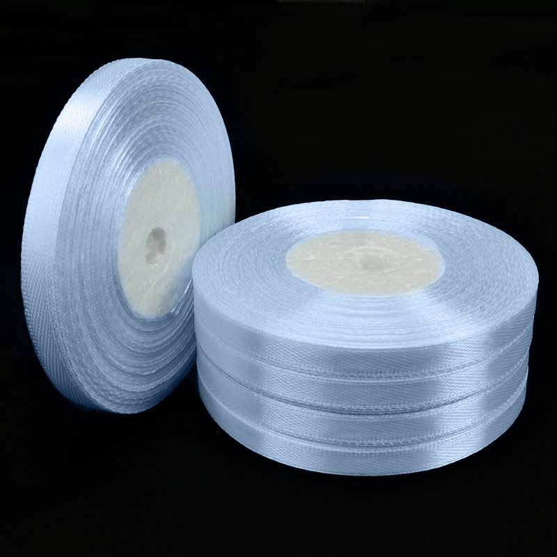 Атласна стрічка, 6 мм, Блакитна (LEN-051121)