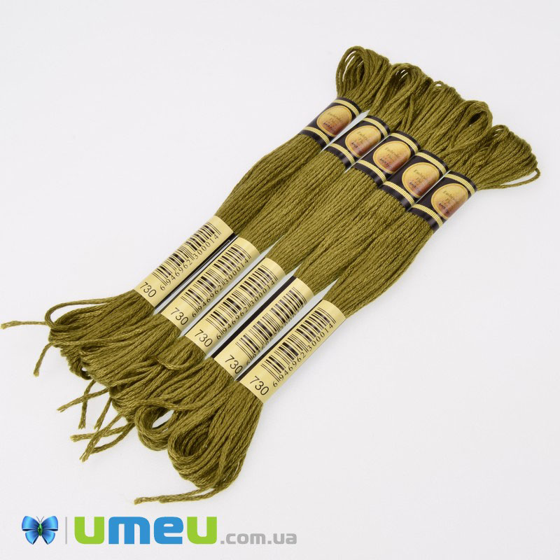 Мулине CXC 0730 Оливково-зеленый, оч.т. (CXC-050204)