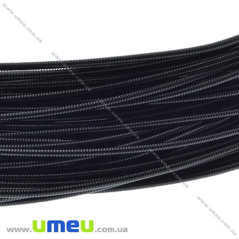 Канитель жесткая 1,25 мм, Уценка, Черная (KNT-037251)