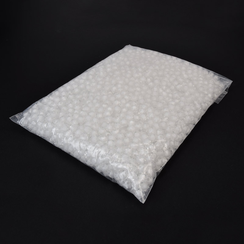 Бусины для сумок ОПТ Акриловые, Куб граненый, 8х7,5 мм, Белые (BUS-059646)