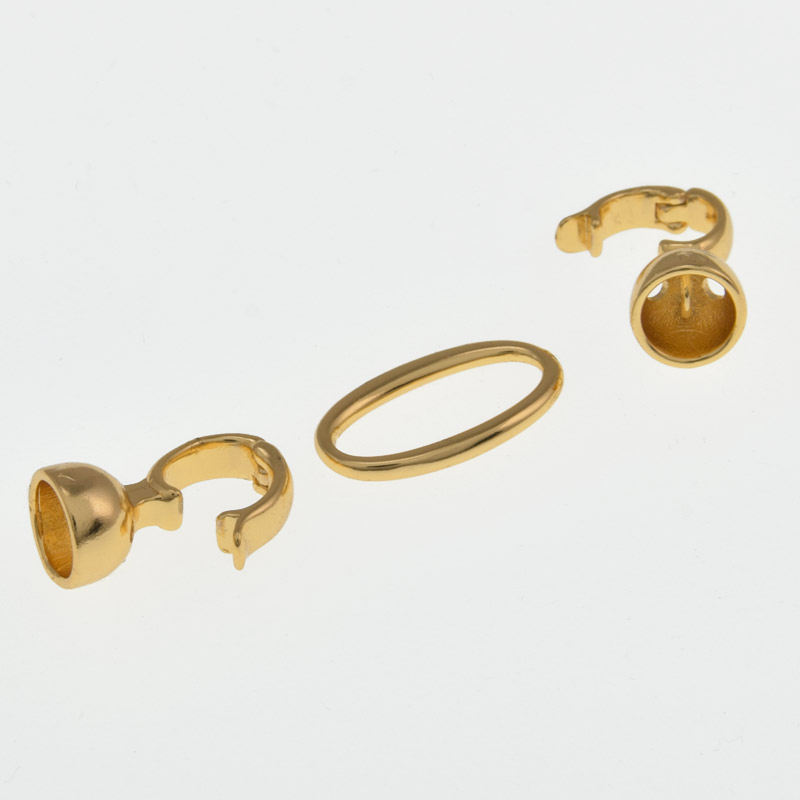 Застёжка, 40х9 мм, Латунь с покрытием 18 kt (ZAM-058487)