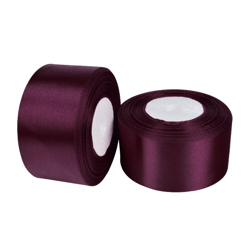 Атласная лента, 40 мм, Вишневая (LEN-054138)