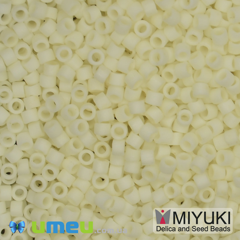 Бісер японський Miyuki Delica 11/0 DB352, Кремовий (BIS-045270)