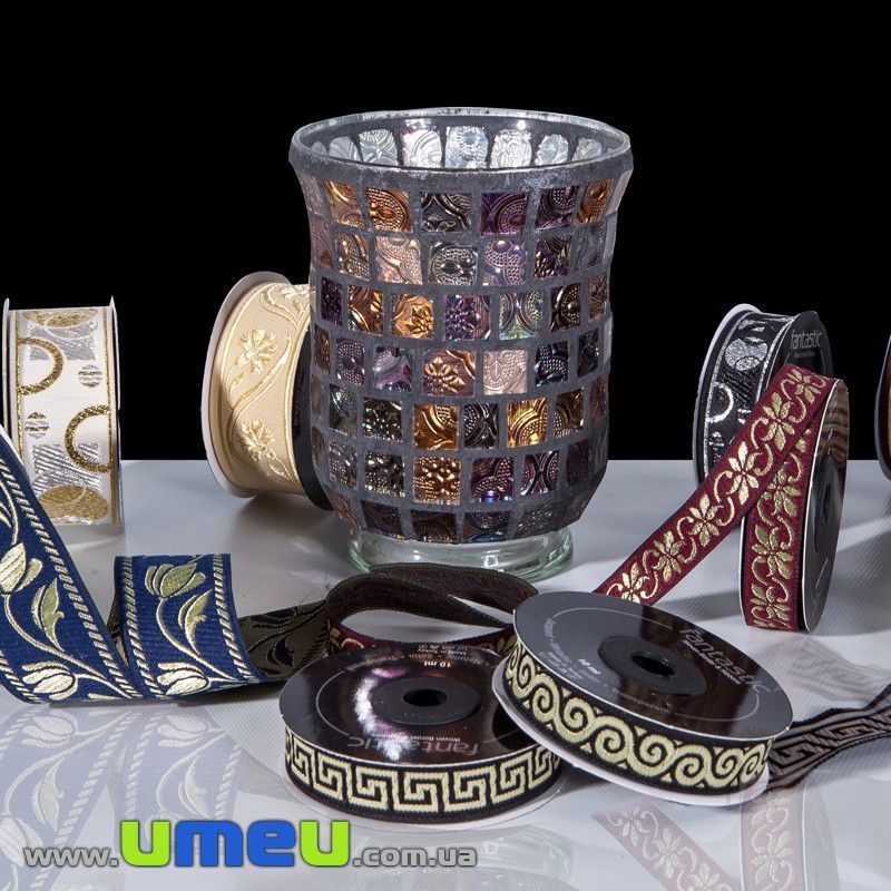 Тесьма Fantastic, 22 мм, Бордовая (LEN-010902)