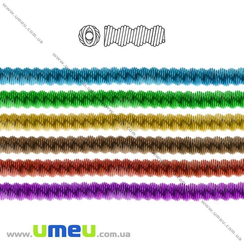 Канитель фигурная зиг-заг 1,5 мм, Розовая (KNT-028043)