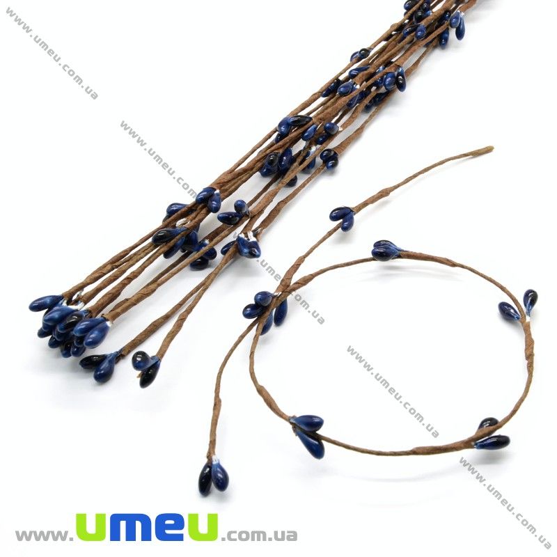 Гілка верби, 40 см, Синя темна (DIF-019878)