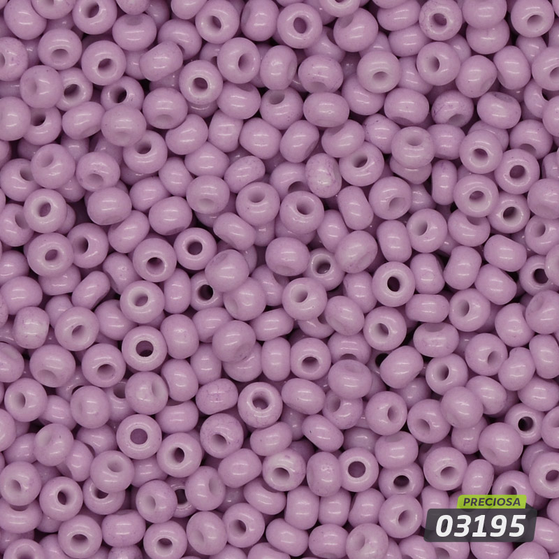Бісер чеський №236/03195, Рожевий блідий, Натуральний, 10/0 (BIS-003771)