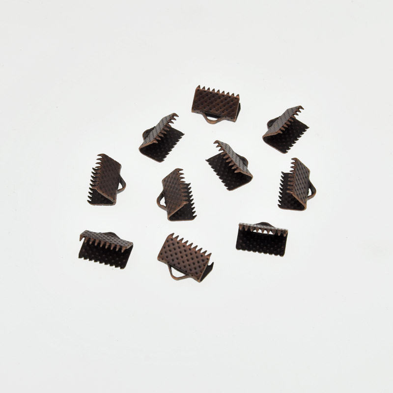 Затиск для стрічок, 10х7 мм, Мідь (ZAG-008434)