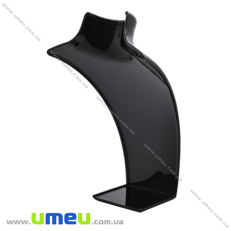 Подставка под колье акриловая Бюст, 20х14 см, Черная (UPK-034720)