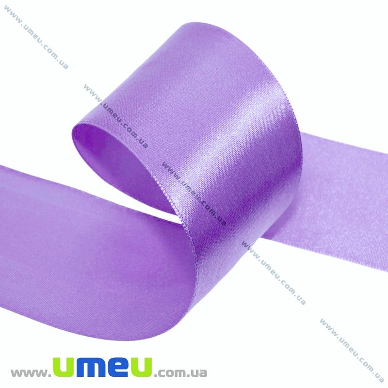 Атласна стрічка, 40 мм, Бузкова (LEN-033635)